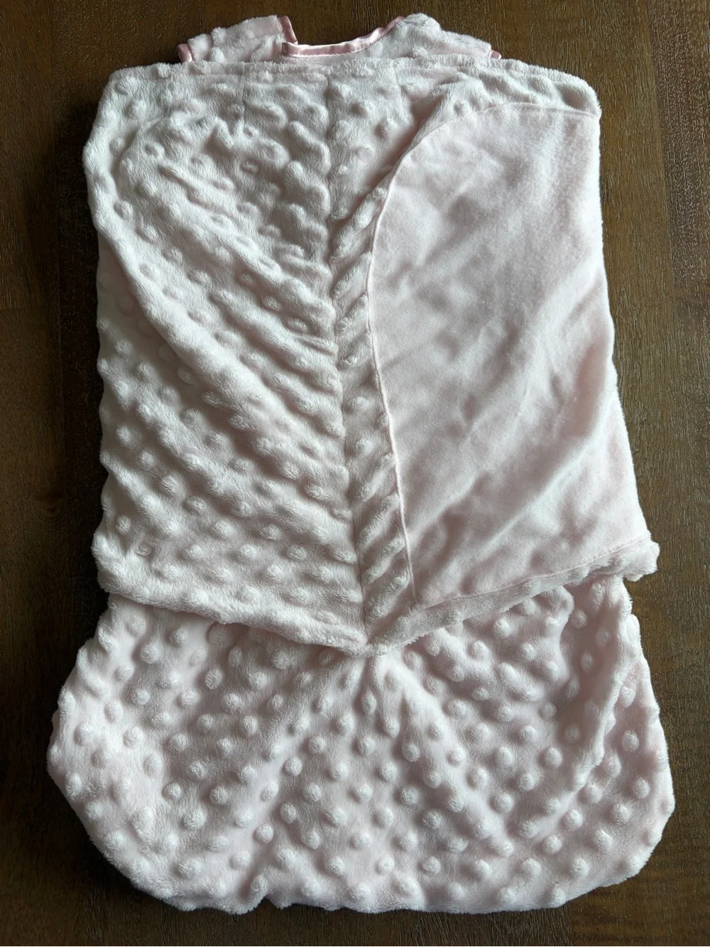 Halo Pink Baby Sleep Sack with Textured Dots